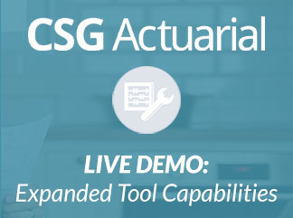 Live Demo: CSG Actuarial with Anna Patrick