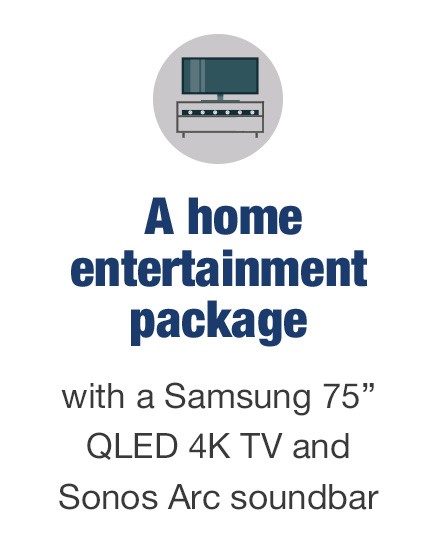 A home entertainment package
