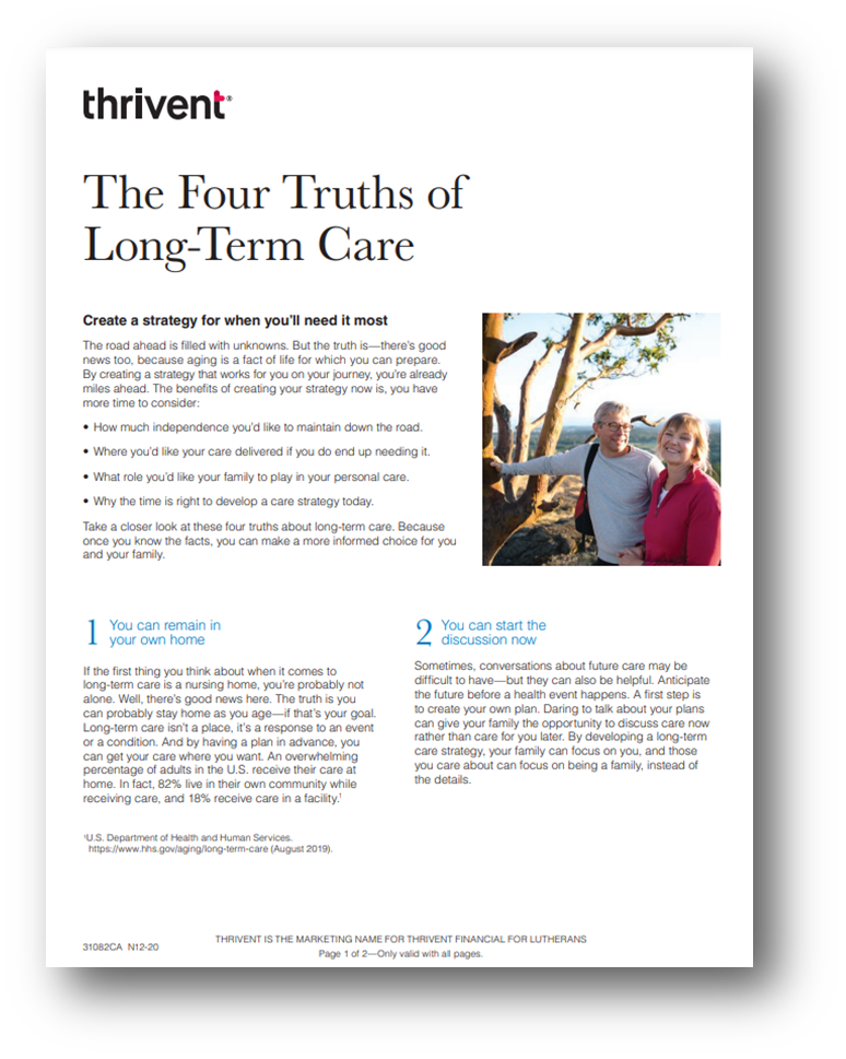 Thrivent Four Truths Brochure image