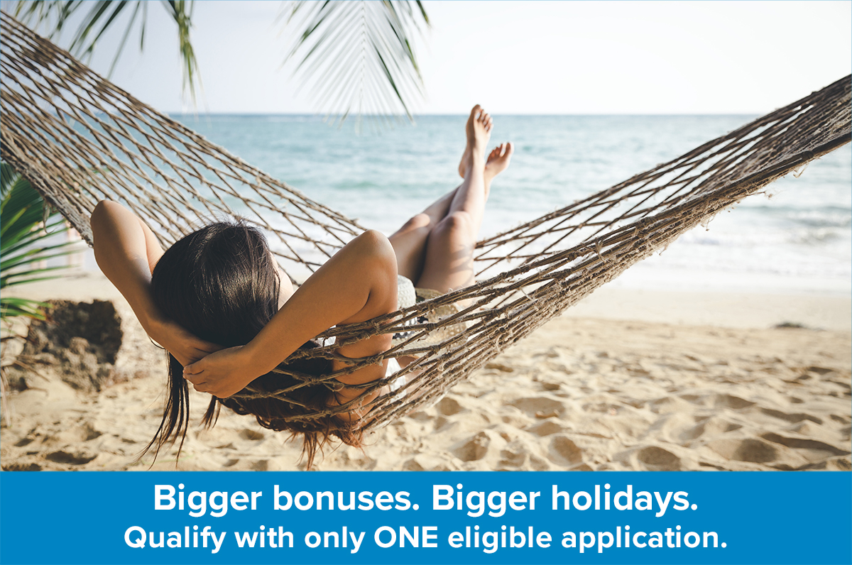 USIC: Bigger Bonuses. Bigger Holidays.