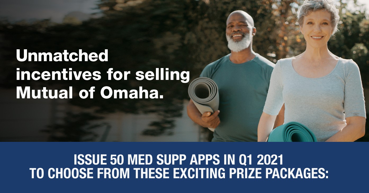 Unmatched incentives for selling Mutual of Omaha Medicare Supplement products