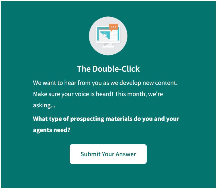 Mutual of Omaha: The Double Click | We want to hear from you!