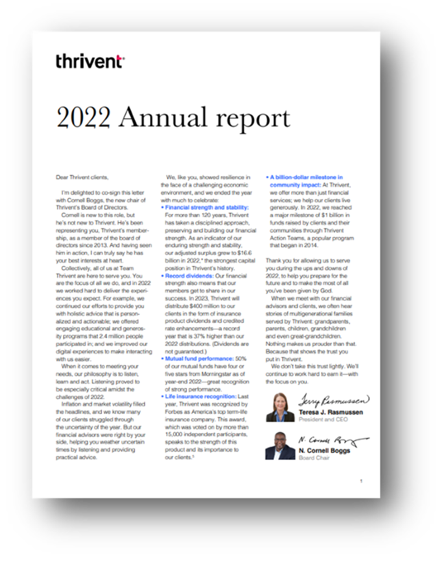 Thrivent 2022 Annual Report