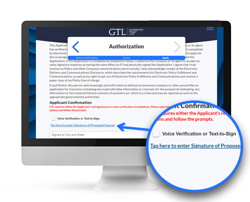 GTL Digital Signature e-App image