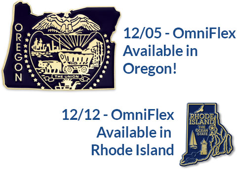 OmniFlex™ STC Now Available In Oregon & Rhode Island!
