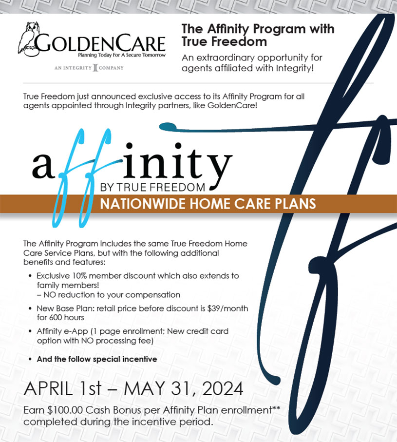 True Freedom Affinity Launch Incentive FLyer